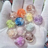16mm Encapsuled Rose Beads